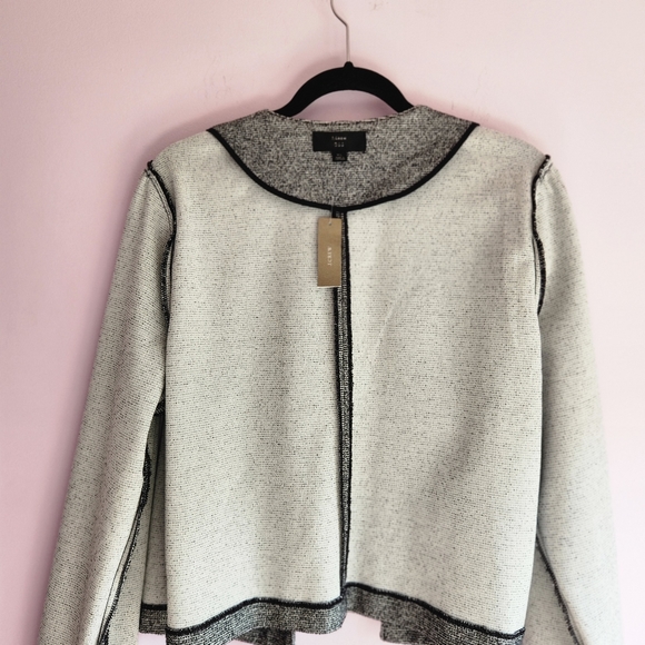 NWT J.Crew 365 open front unlined blazer, XL. Cute detail at the shoulder - Picture 16 of 16